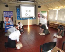 Curso de RCP en el Puerto de Santa Fe