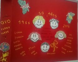 Inauguraron el mural en la escuela “Tobar García”