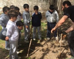 Taller de huerta orgánica en La Salle